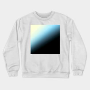 Blue yellow white abstract art Crewneck Sweatshirt